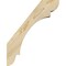 Ekena Millwork 6"W x 16"D x 20"H Olympic Rough Sawn Knee Brace, Douglas Fir BRC06X16X20OLY00RDF - alternate 3